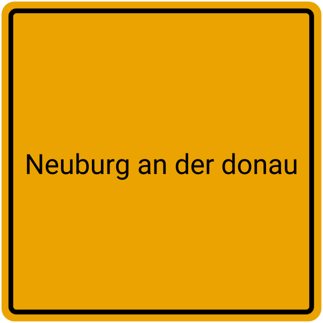 Meldebestätigung Neuburg an der Donau